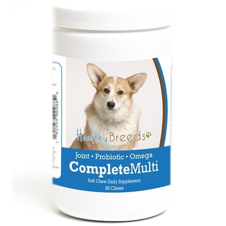 Healthy Breeds Healthy Breeds 192959009880 Cardigan Welsh Corgi all in one Multivitamin Soft Chew - 90 Count 192959009880